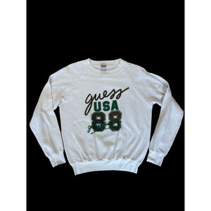 Vintage 1988 Guess USA Sweatshirt by Georges Marciano – Made in USA (Size M)